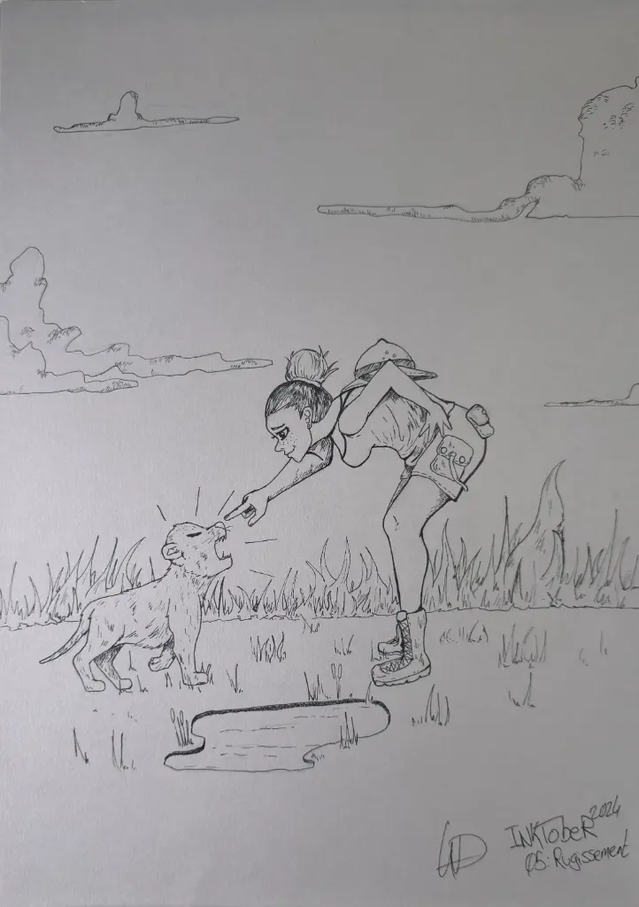 Inktober 2024 - Rugissement