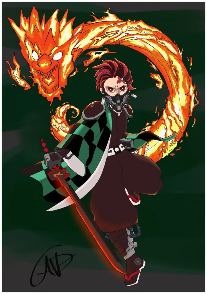 Futuristique Tanjiro Kamado